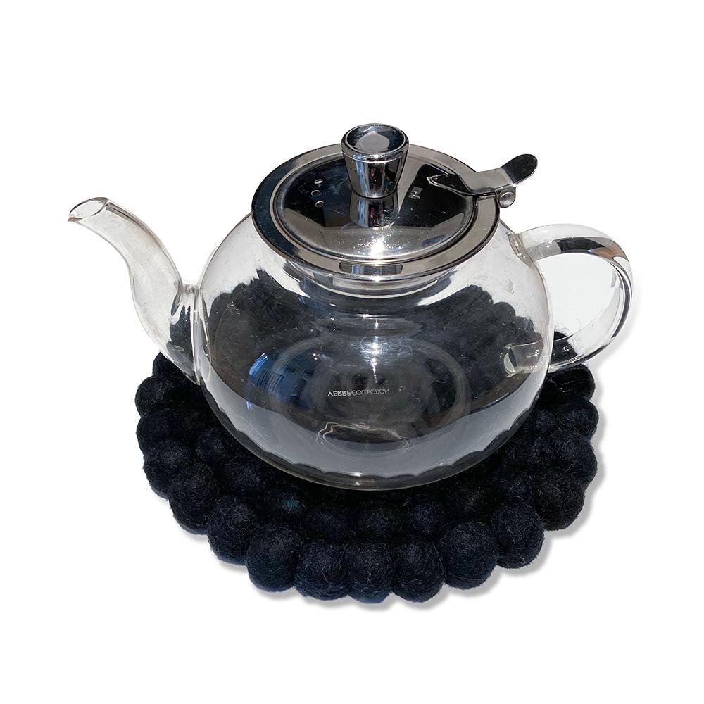 Round Ball Trivet - Black