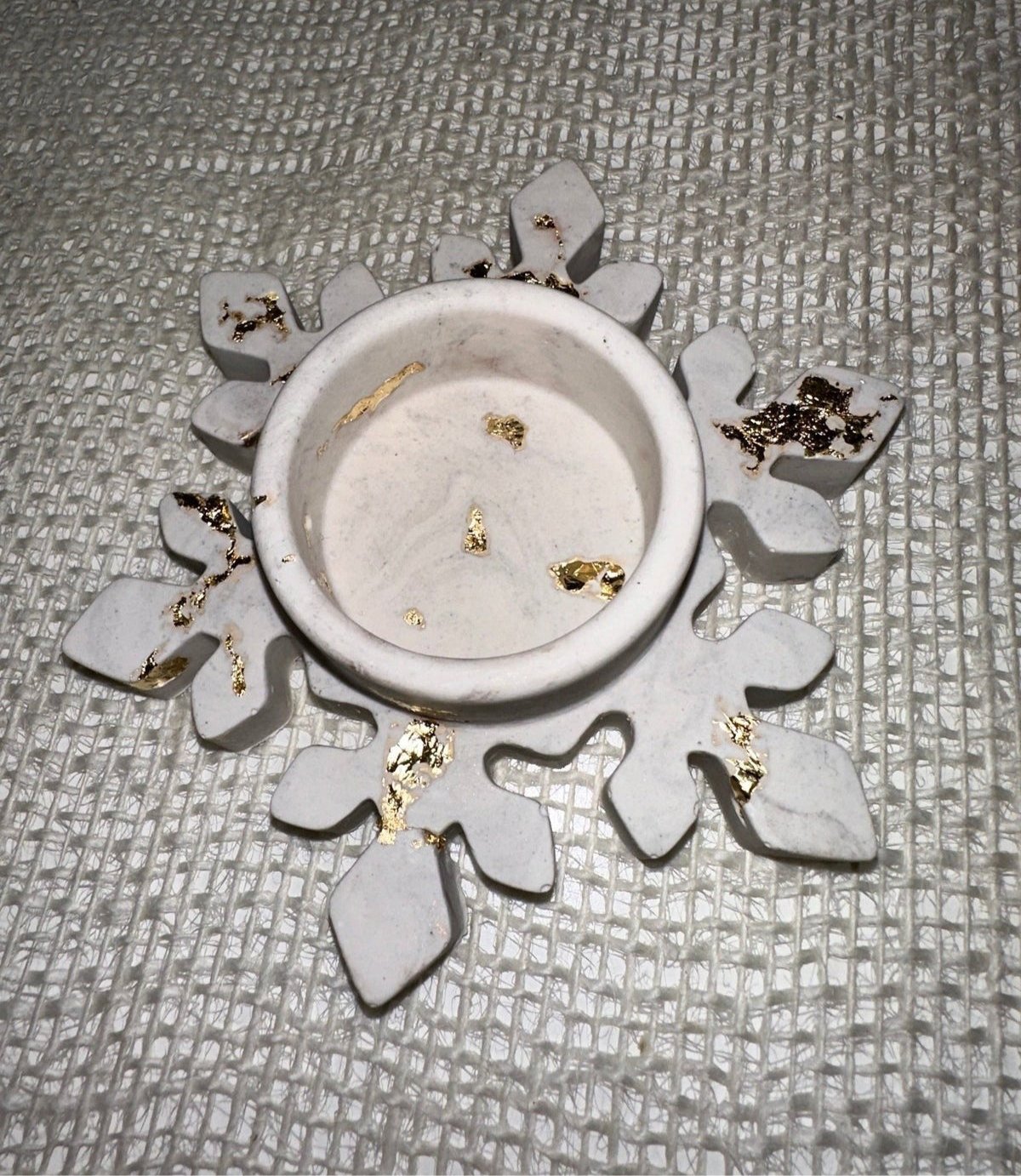 Snowflake Tea Light Candle Holders