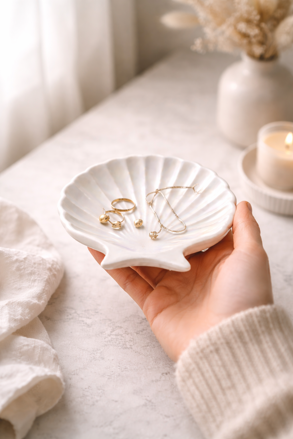 Sea Shell Trinket Tray
