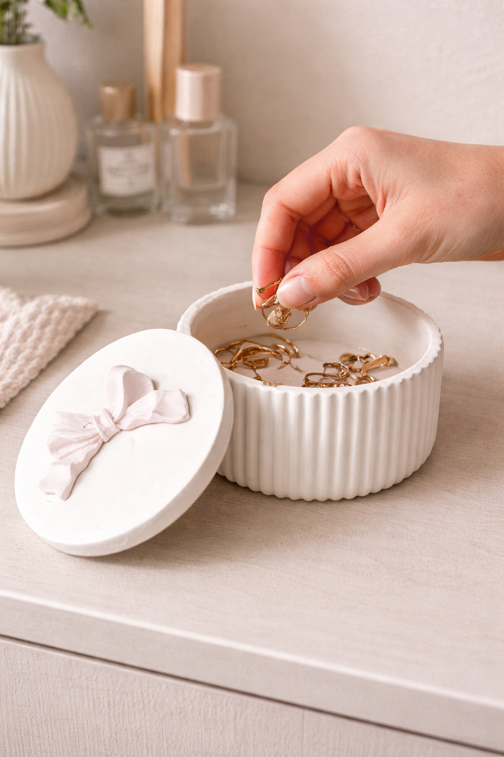 Bow Trinket Jar