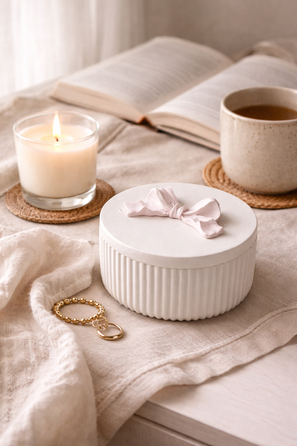 Bow Trinket Jar