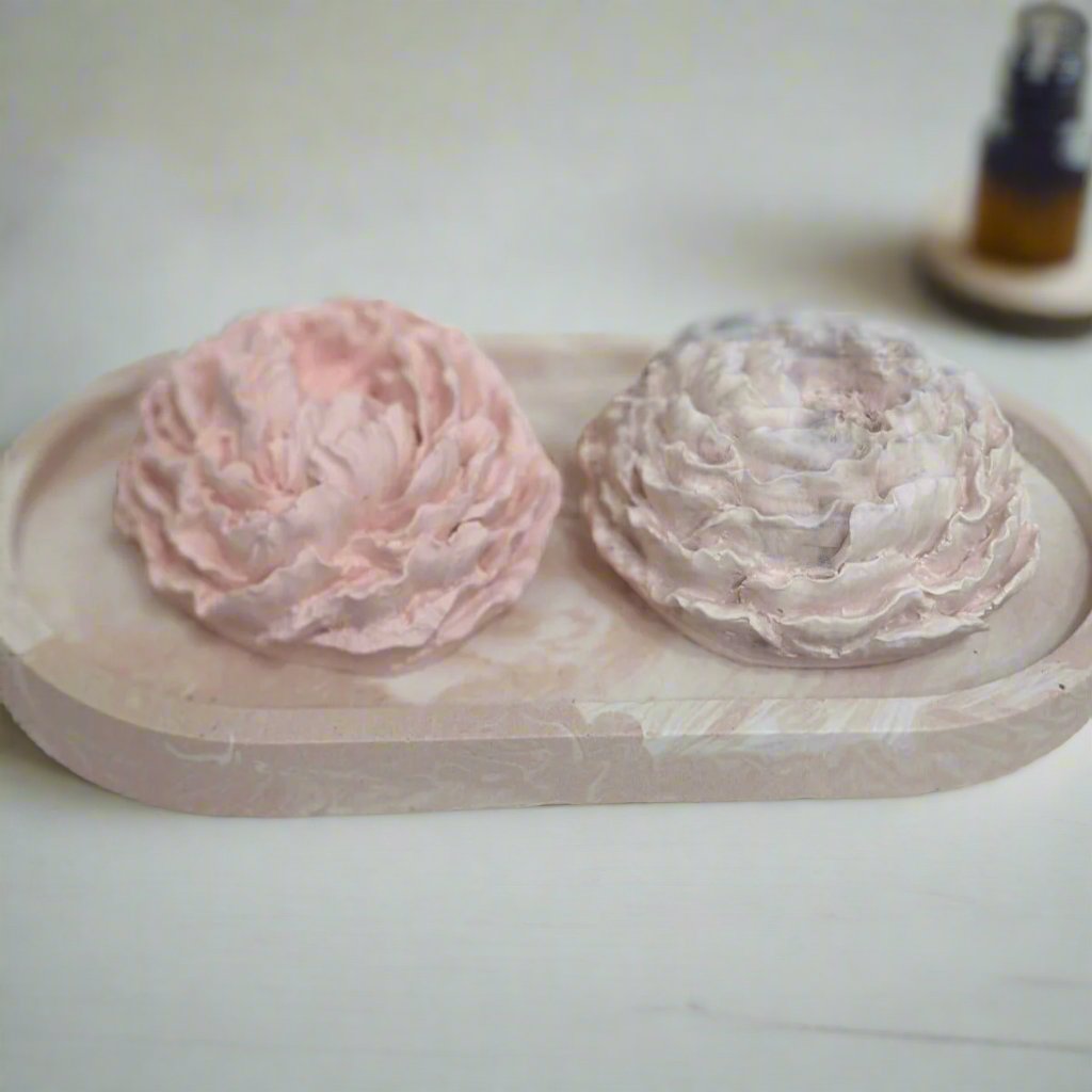 Aromatherapy Peony Stone and Tray