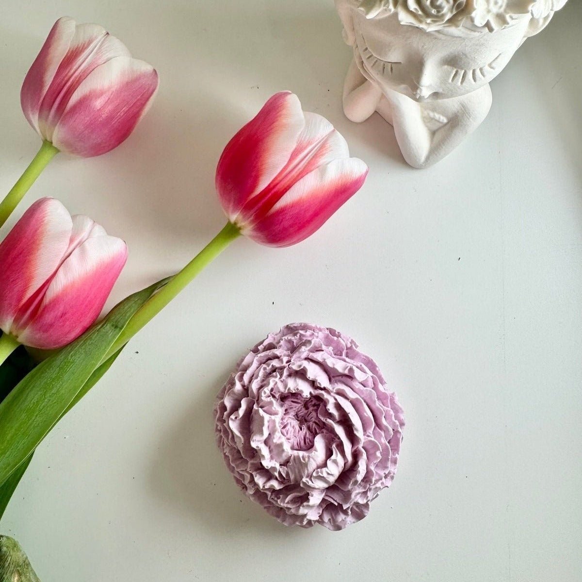 Aromatherapy Peony Stone and Tray