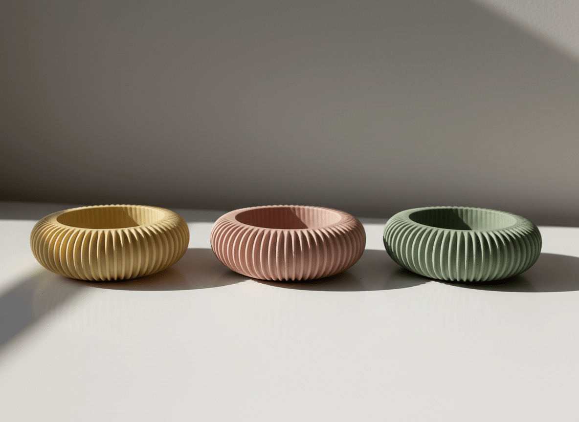 Aura Dish – Ribbed Jewelry Bowl - Chic Chaos Home
