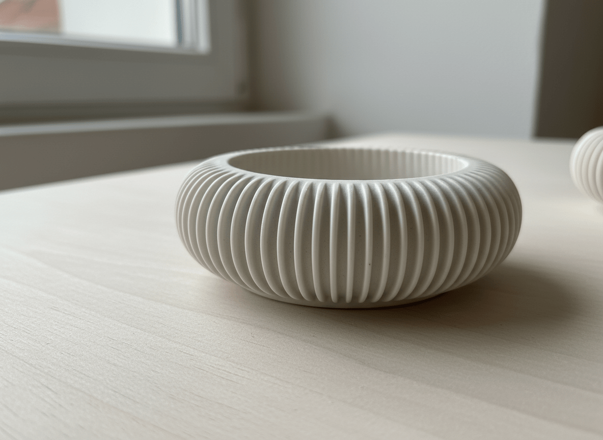 Aura Dish – Ribbed Jewelry Bowl - Chic Chaos Home