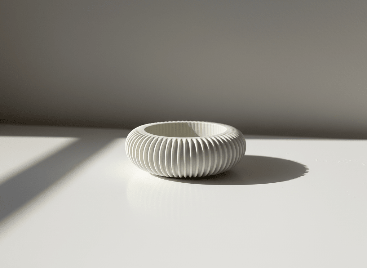 Aura Dish – Ribbed Jewelry Bowl - Chic Chaos Home
