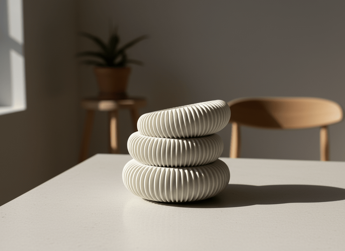 Aura Dish – Ribbed Jewelry Bowl - Chic Chaos Home