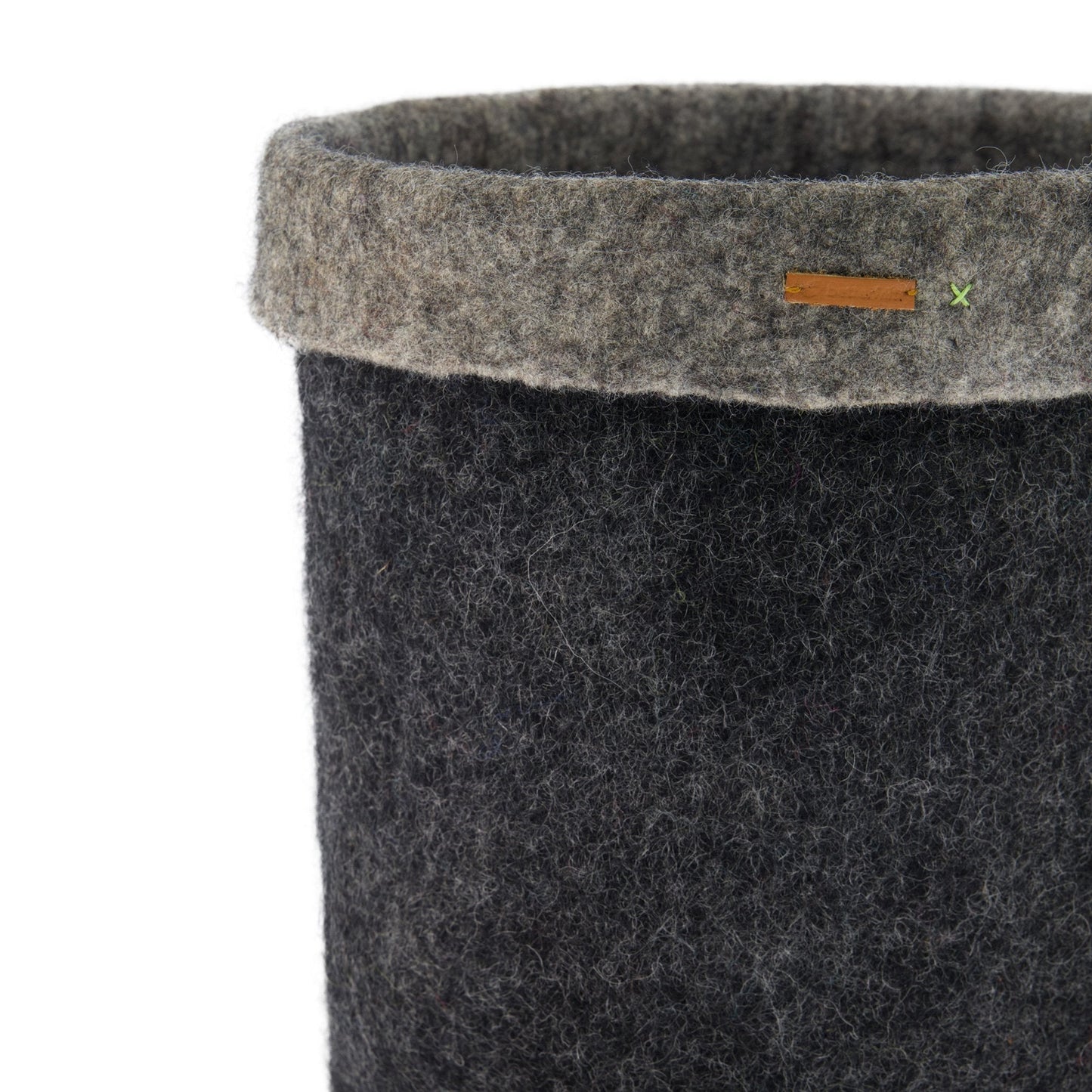 Felt Storage Basket - Black