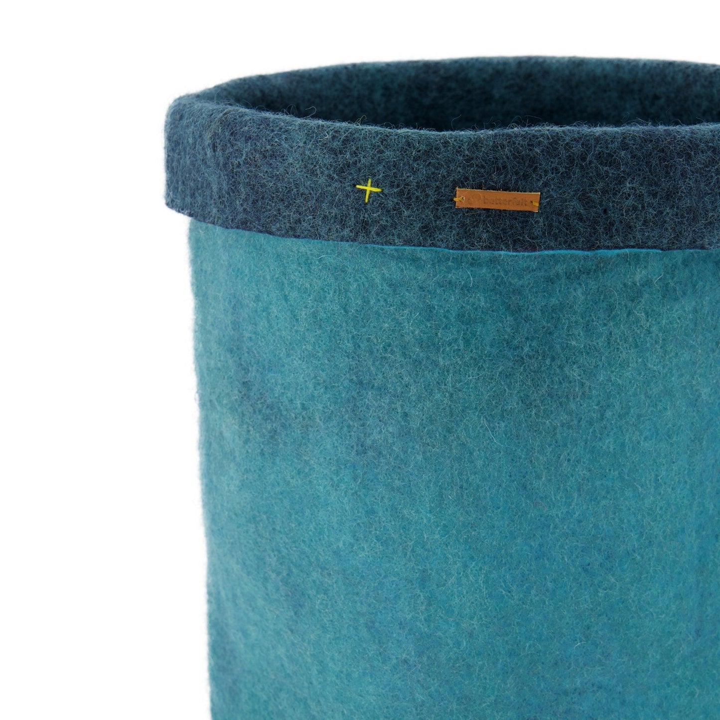 Felt Storage Basket - Turquoise