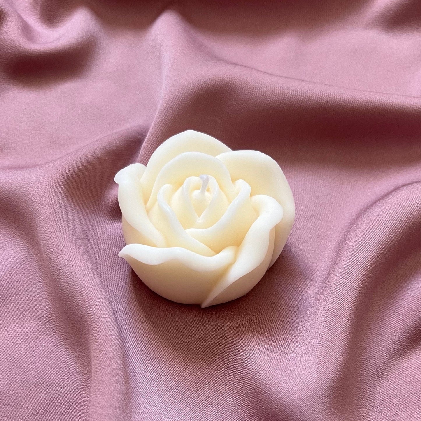 Handmade Rose Soy Candle | Home Decor - Chic Chaos Home