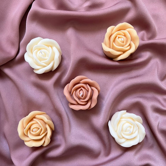 Handmade Rose Soy Candle | Home Decor - Chic Chaos Home
