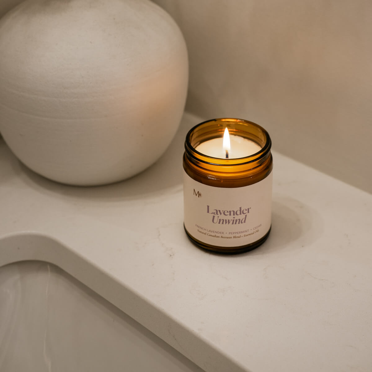 Lavender Unwind Candle - Chic Chaos Home