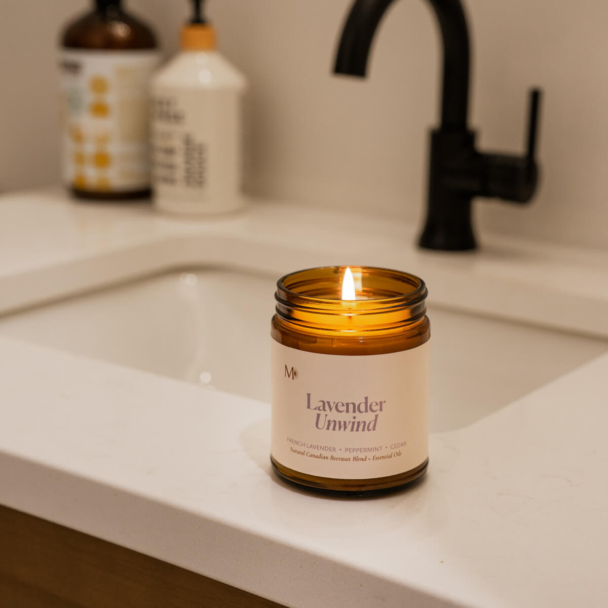 Lavender Unwind Candle - Chic Chaos Home