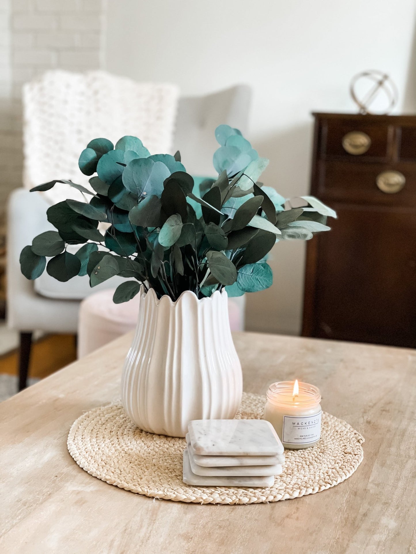 Preserved Silver Dollar Eucalyptus Bundle - Chic Chaos Home