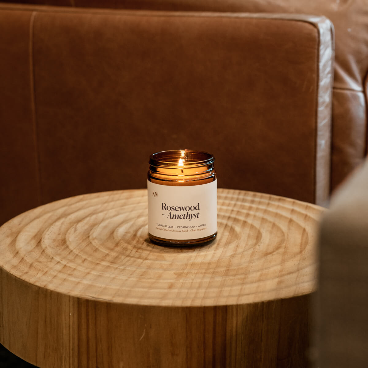 Rosewood + Amethyst Candle - Chic Chaos Home