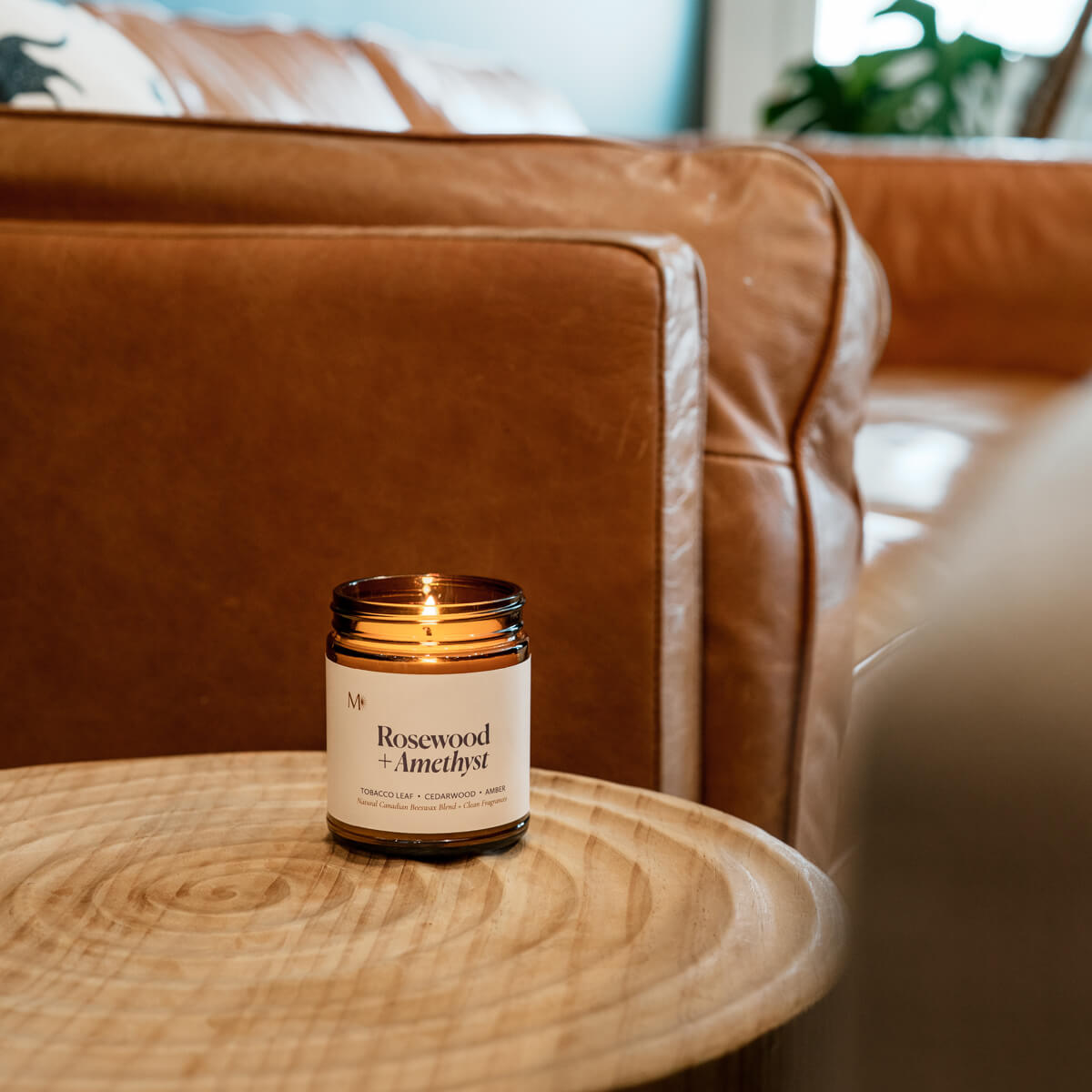 Rosewood + Amethyst Candle - Chic Chaos Home