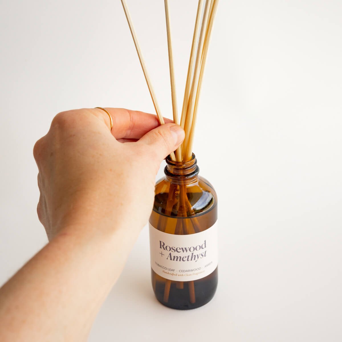 Rosewood + Amethyst Reed Diffuser - Chic Chaos Home