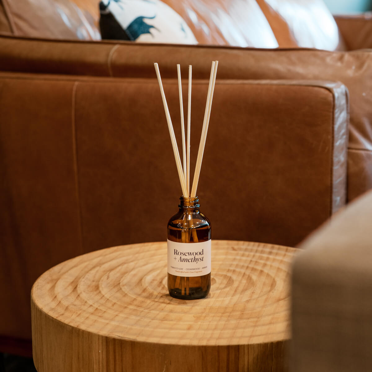 Rosewood + Amethyst Reed Diffuser - Chic Chaos Home