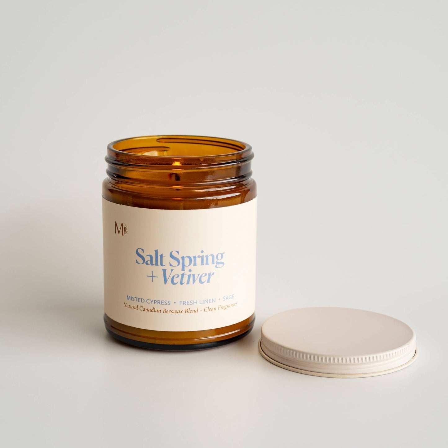 Salt Spring + Vetiver Candle - Chic Chaos Home