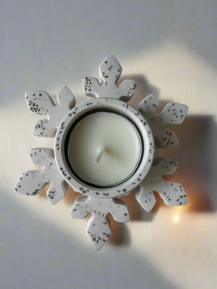 Snowflake Tea Light Candle Holders