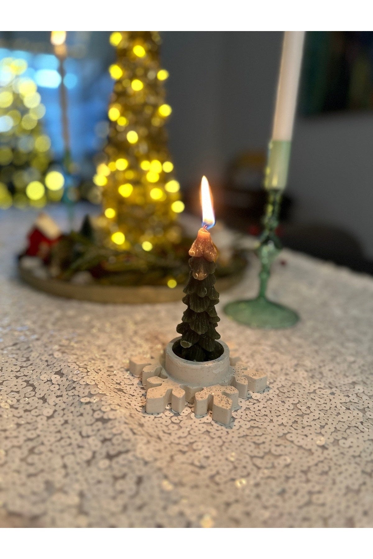 Snowflake Tea Light Candle Holders