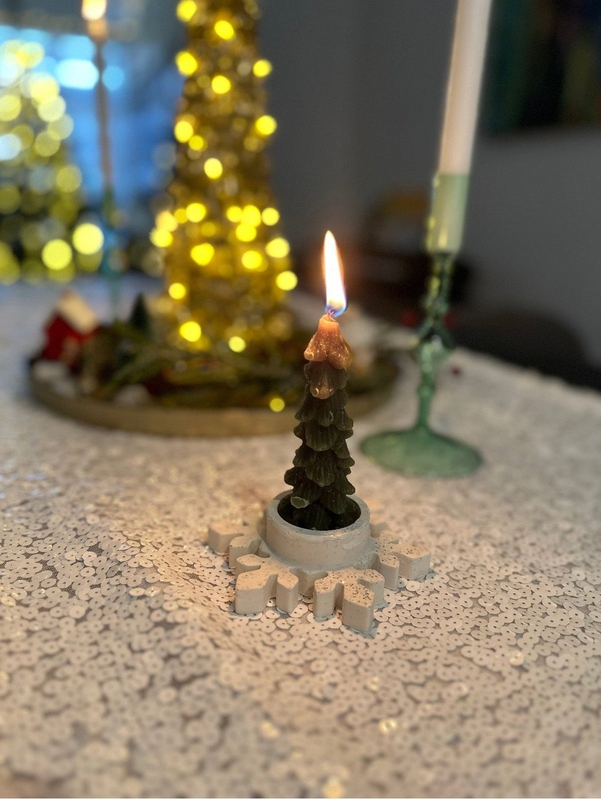 Snowflake Tea Light Candle Holders